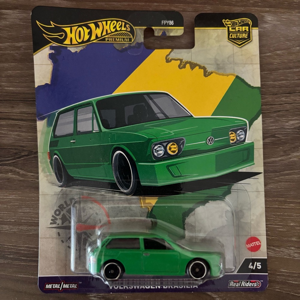 Hot‎ Wheels Green Volkswagen Brasilia Premium